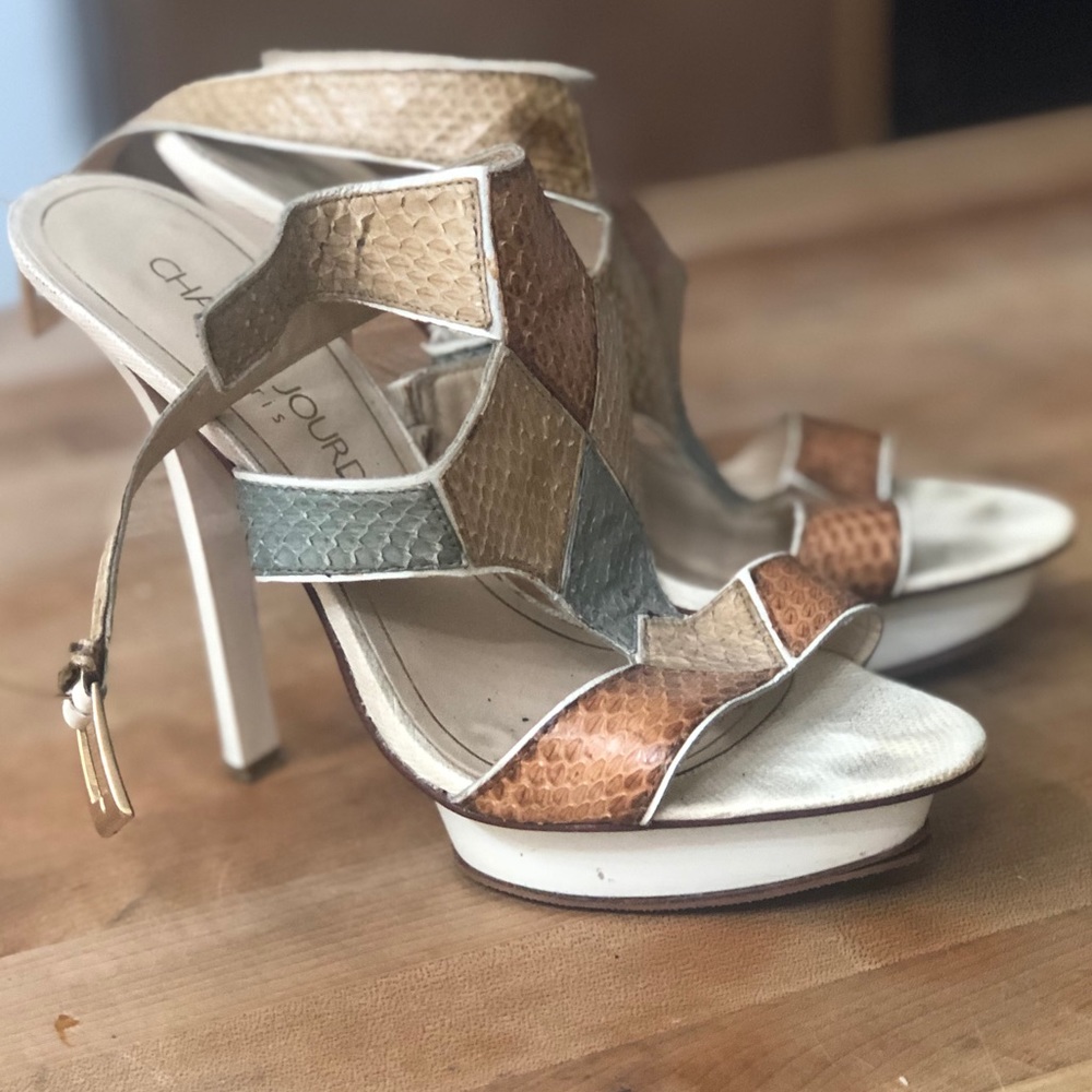 Real leather sandals